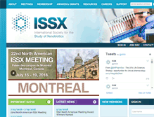 Tablet Screenshot of issx.org